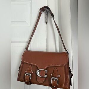 Coach brown western Shoulder Bag